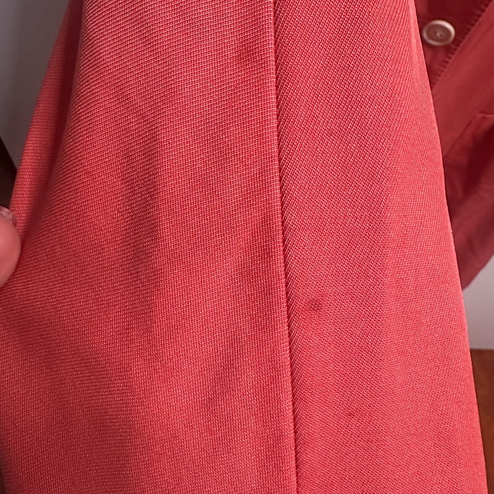 Boglioli Made in Italy Coral 💯Wool Coat, Unstructured Italian Tailoring, Size 8 - Picture 8 of 10